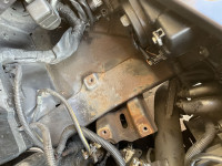 Helaas onder de accu plaat ook begonnen