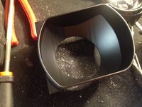 Ontvetten, plastic primer, 2 laagjes matzwart.