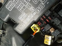 zekering bij de punt van de pen.