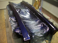 Ingekorte en aangepaste Galant 8G side skirts!