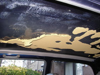 Het originele Daihatsu hemeltje was toen ook al een probleem. Dit was wat er van over was destijds :)