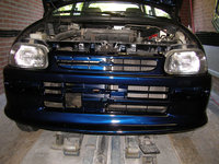 Voorbumper gespoten!