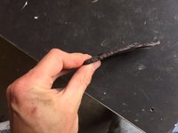 Bijna niets meer van over! Flinterdun!