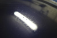 Massale stofinslag in de blanke lak, dus...